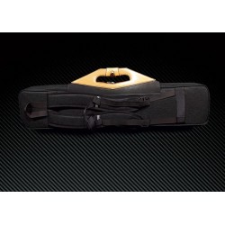 Semi-leather cue case Black