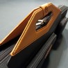 Semi-leather cue case Black