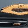 Semi-leather cue case Black