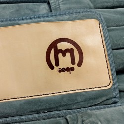 Semi-leather cue case Grey
