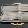 Semi-leather cue case Grey