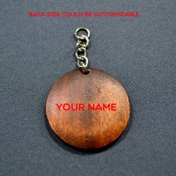 Keychain wood