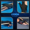 Glove Black-blue design
