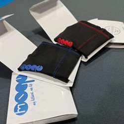 Glove Black-blue design