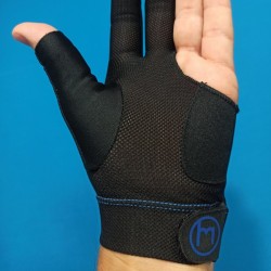 Glove Black-blue design
